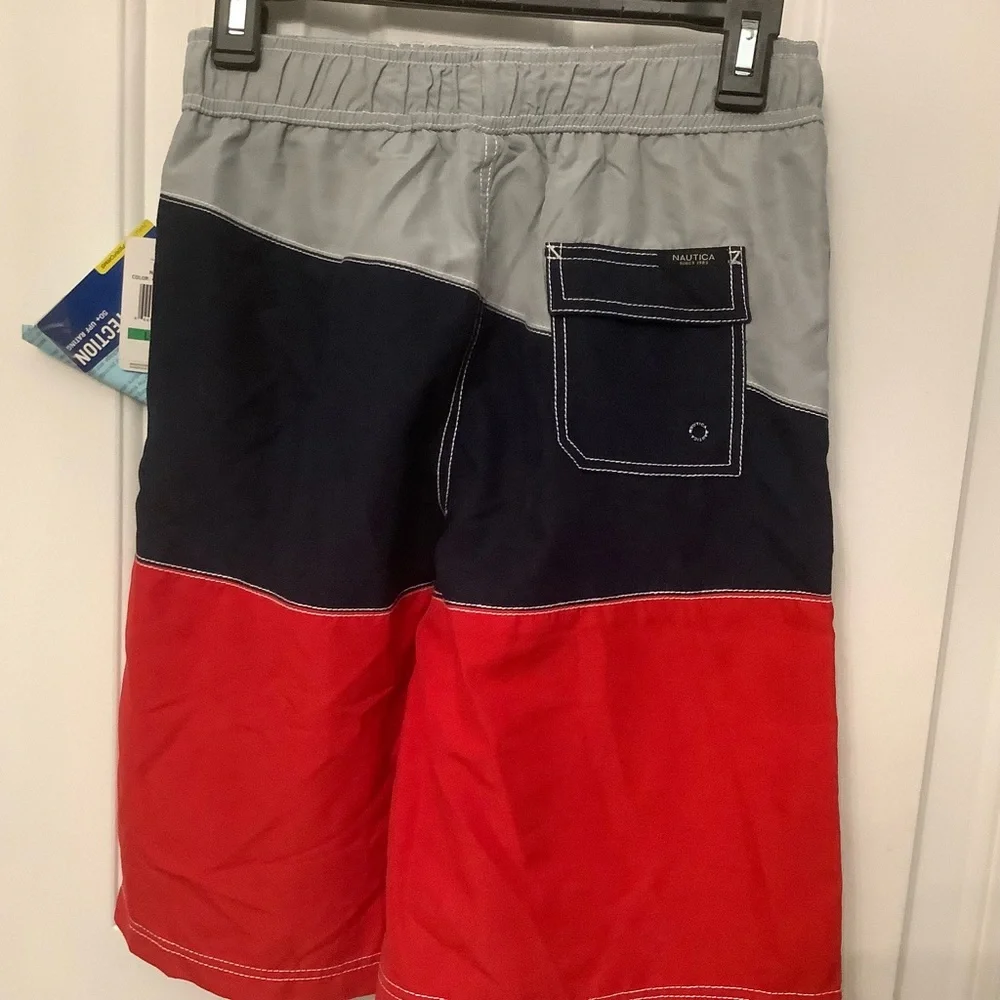 NWT Boy’s Nautica Swim Trunks -  50+ UPF